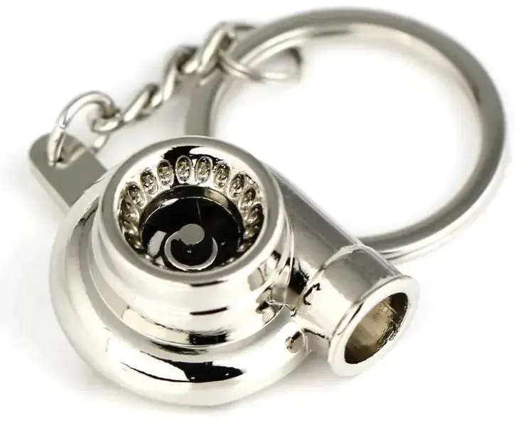 Металлический брелок Турбина, Silver