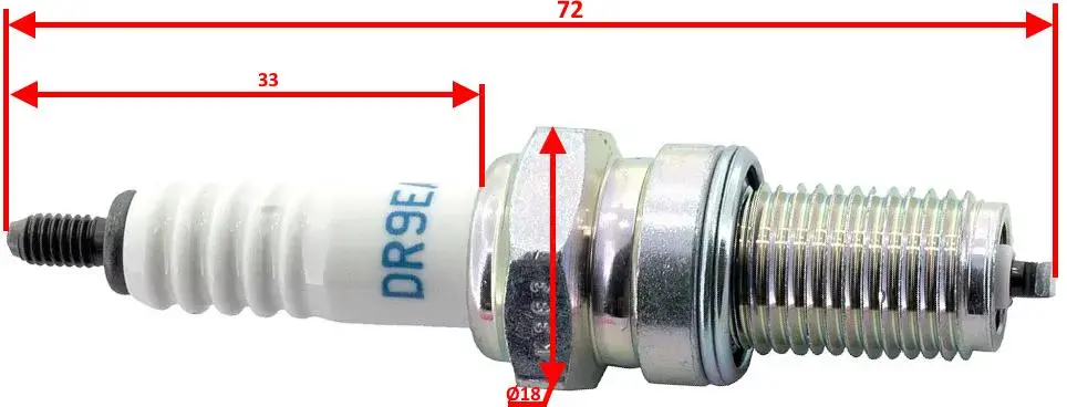 Свеча зажигания NGK DR9EA