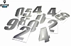 Наклейка номерная (цифра) черная мал. 1 шт.